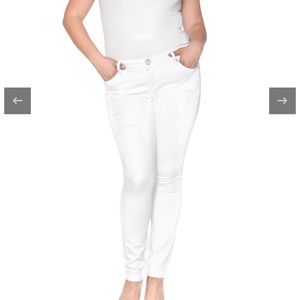 SLINK JEANS - 16 - Skinny White Jeans